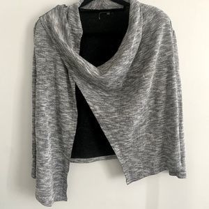 Lime N Chili | Grey Partial Zip Cardigan